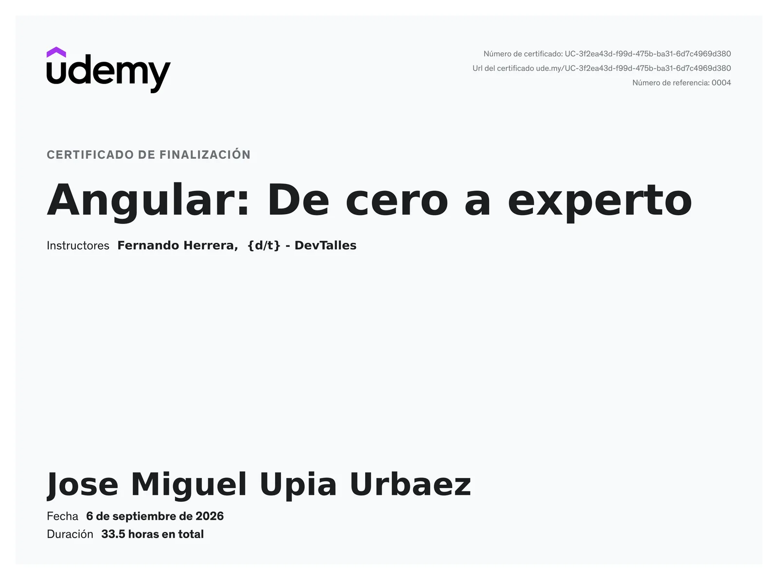 Angular: de cero a experto
