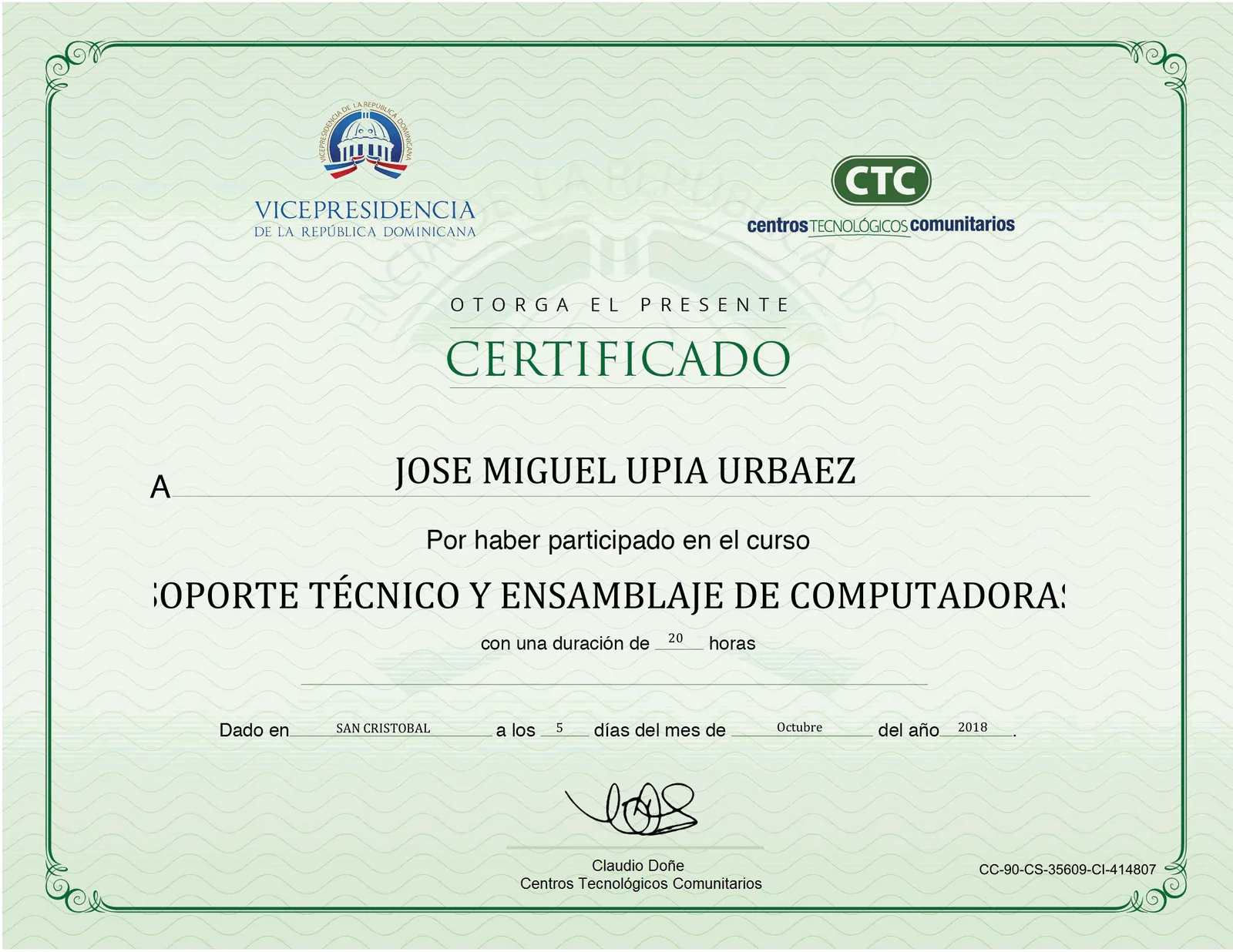 Soporte técnico y ensamblaje de computadoras