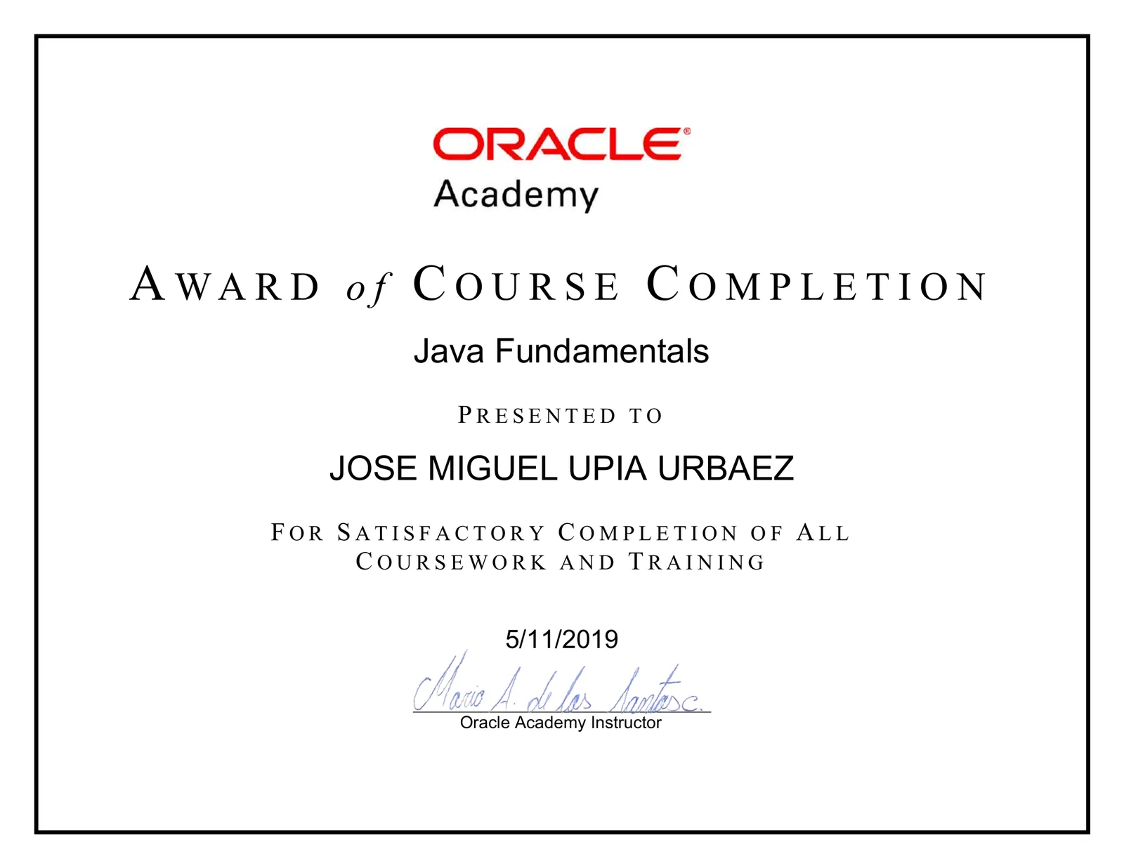 Java Fundamentals