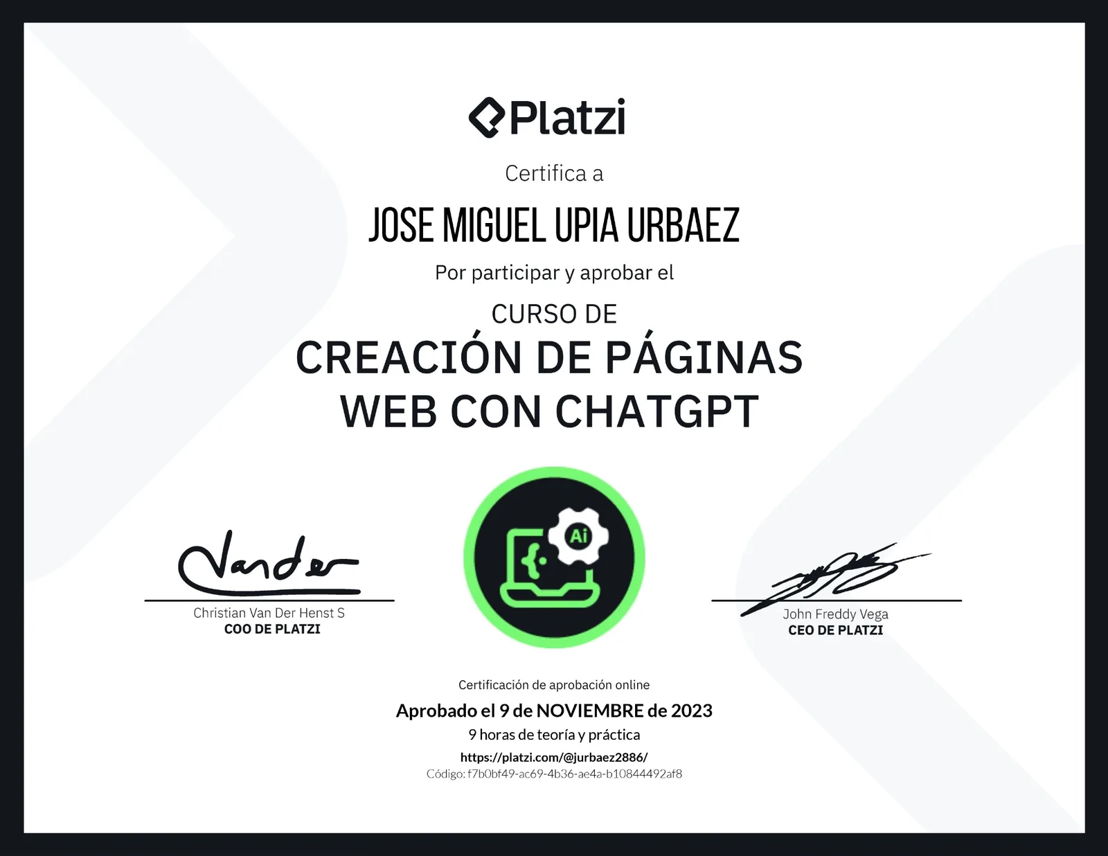 Creación de páginas web con ChatGPT